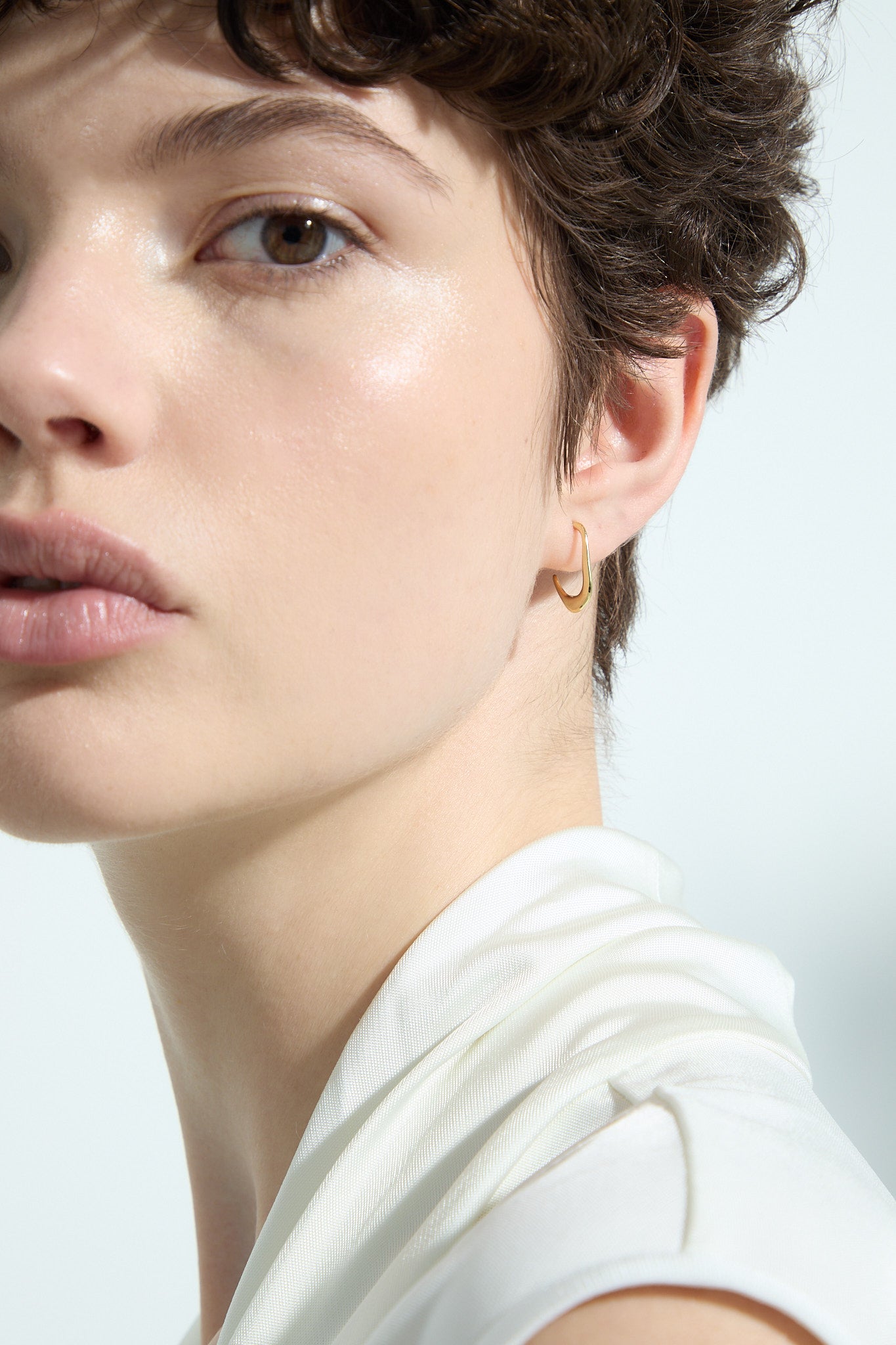 Kolczyki złote Liquid N°8 - BELLER: Official Online Store & Luxury Jewelry Atelier