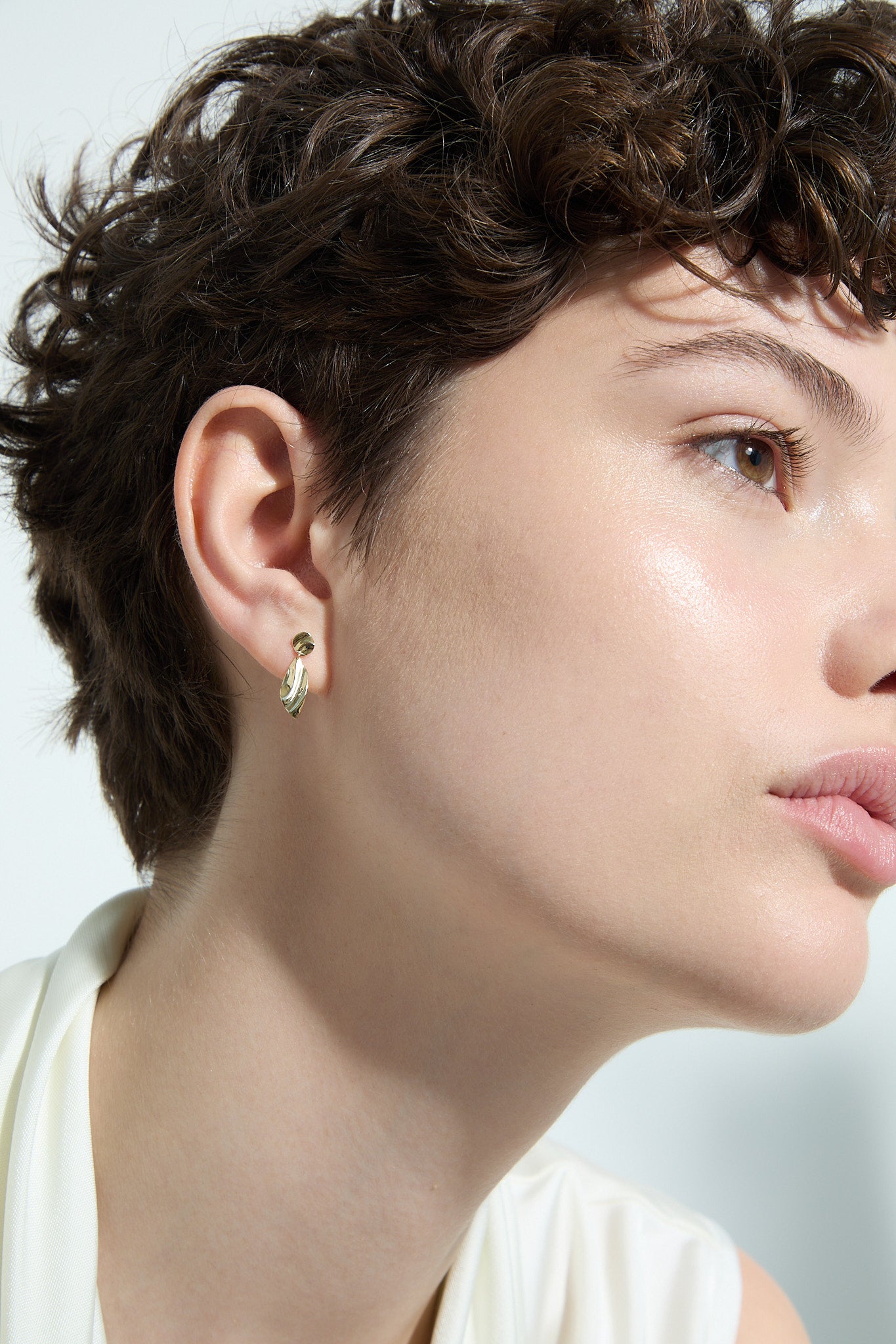 Kolczyki złote Liquid N°10 - BELLER: Official Online Store & Luxury Jewelry Atelier