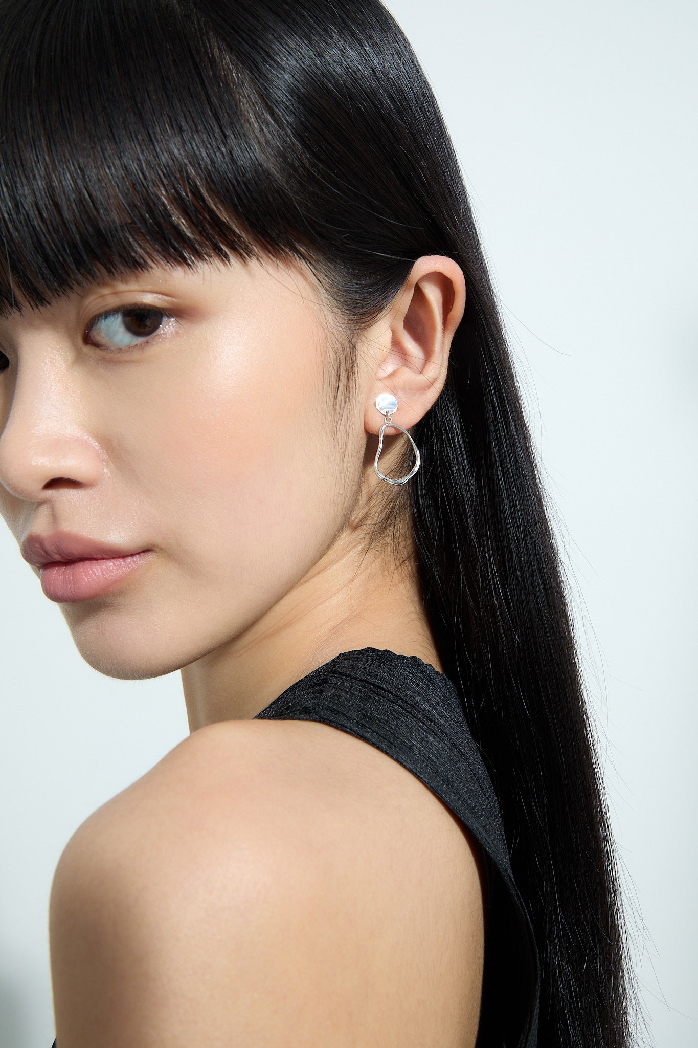 Kolczyki srebrne Liquid N°6 - BELLER: Official Online Store & Luxury Jewelry Atelier