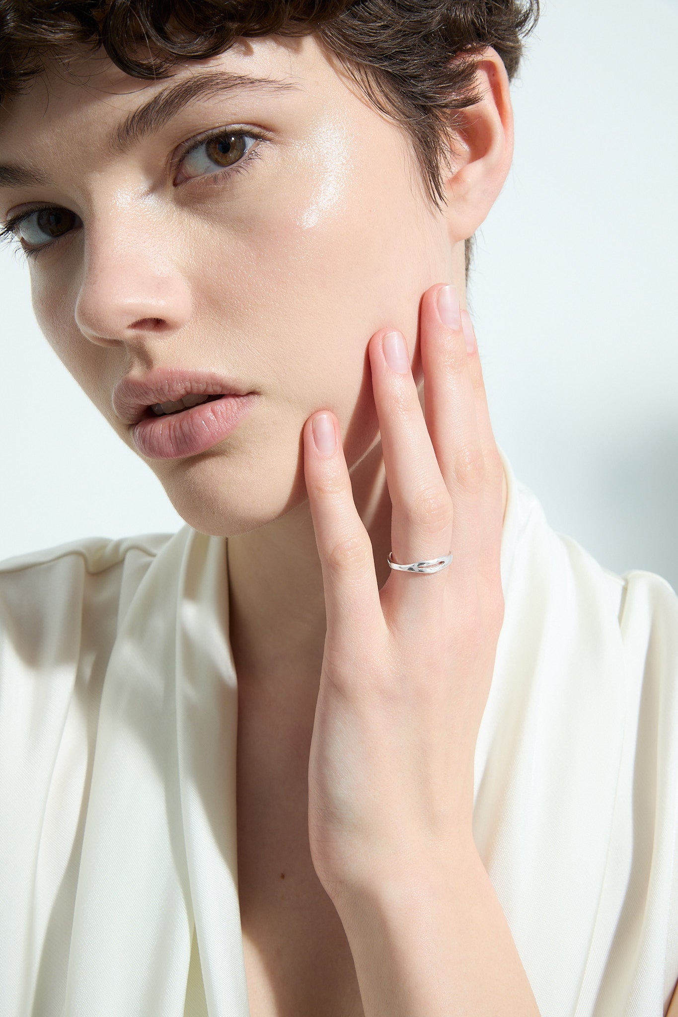 Pierścionek srebrny Liquid N°5 - BELLER: Official Online Store & Luxury Jewelry Atelier