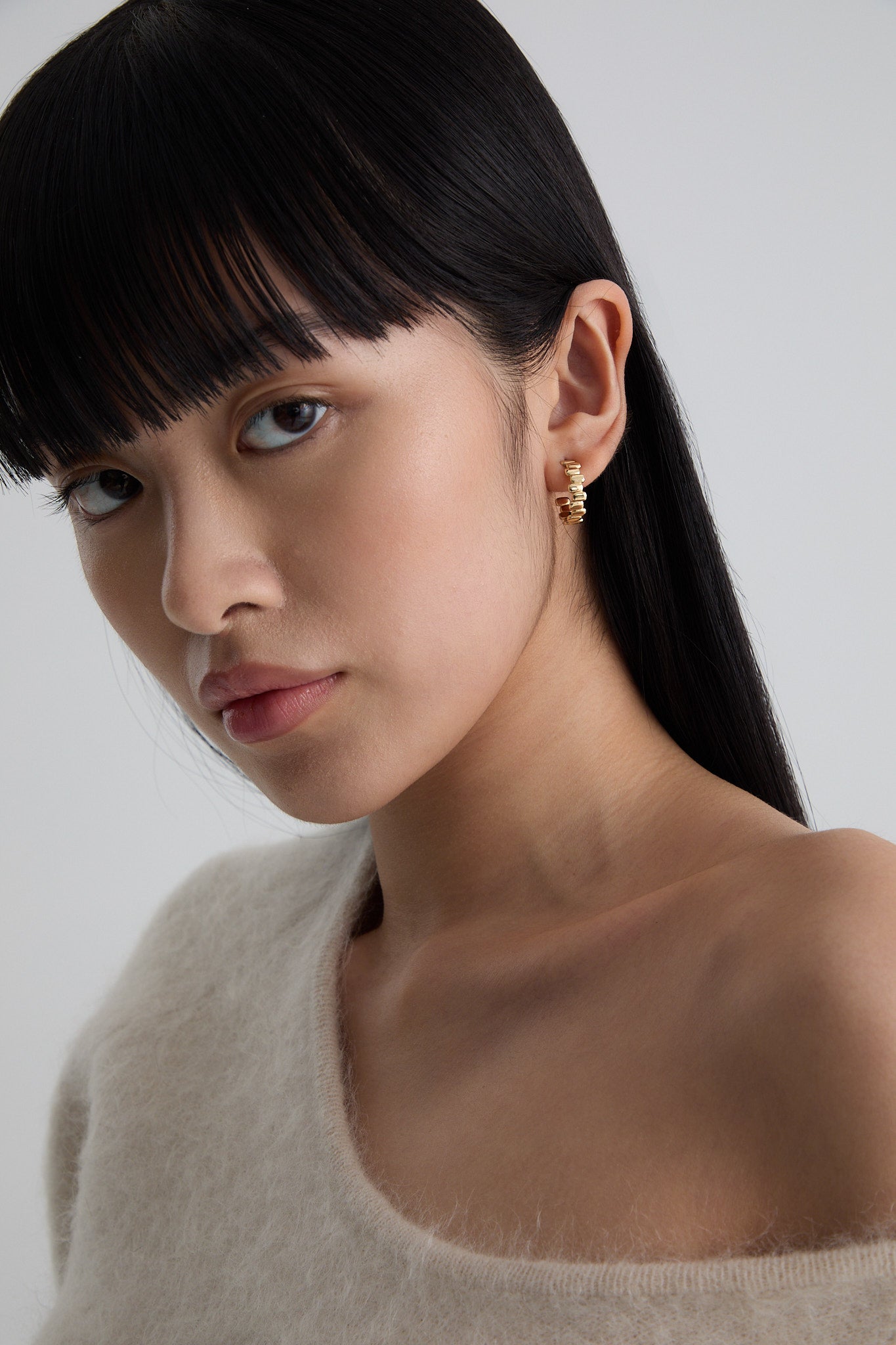 Kolczyki złote Cube N°12 - BELLER: Official Online Store & Luxury Jewelry Atelier