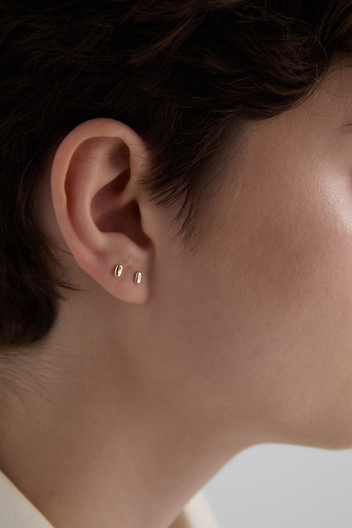 Kolczyki złote Cube N°5 - BELLER: Official Online Store & Luxury Jewelry Atelier