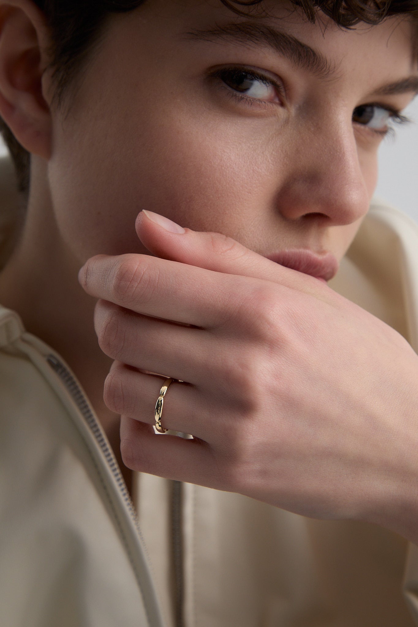 Pierścionek złoty Cube N°2 - BELLER: Official Online Store & Luxury Jewelry Atelier