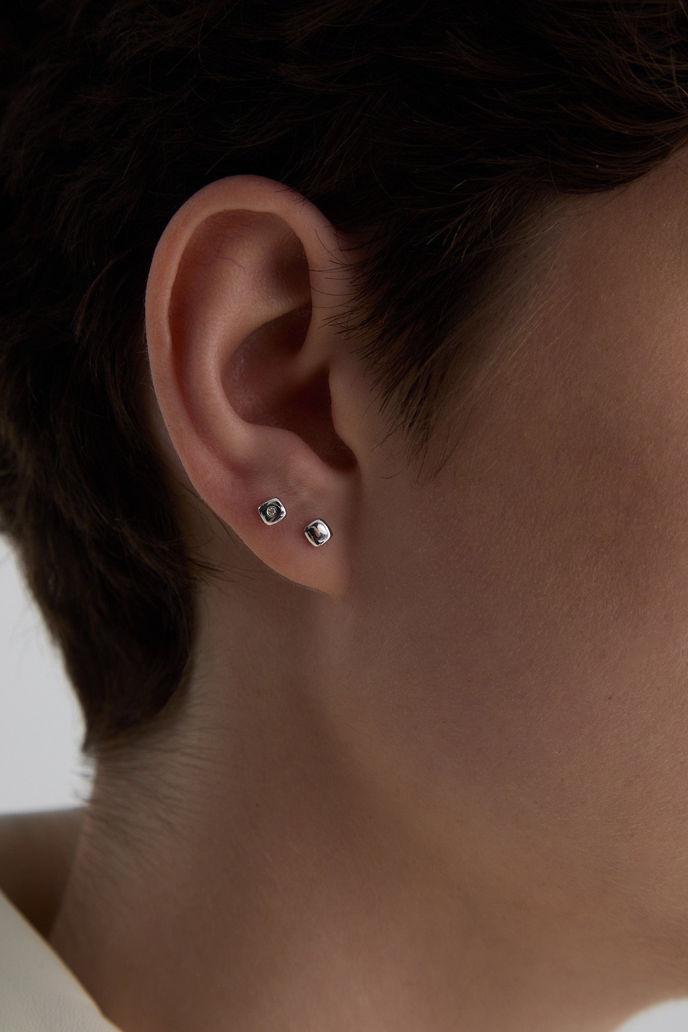 Kolczyki srebrne Cube N°1 - BELLER: Official Online Store & Luxury Jewelry Atelier