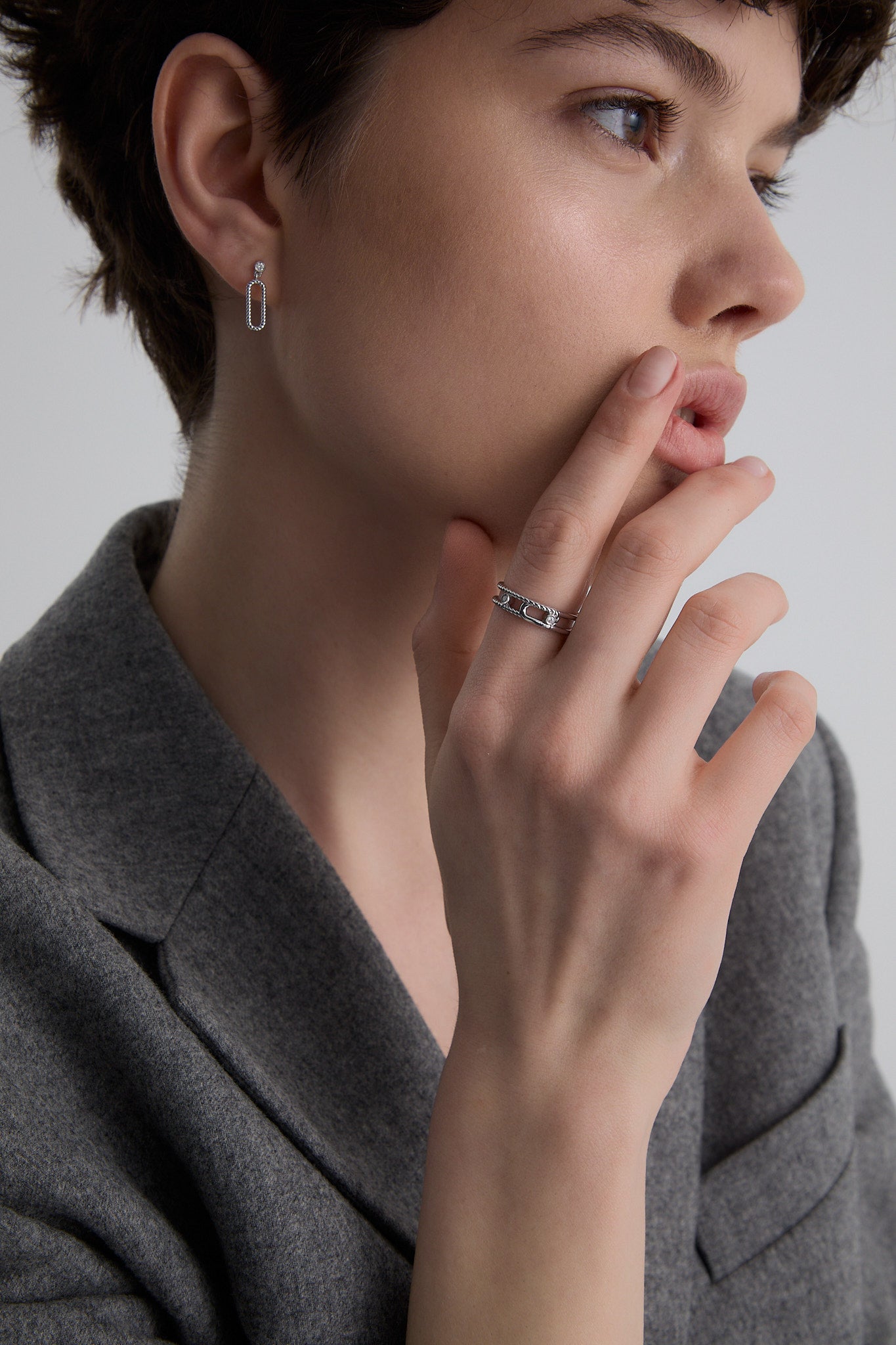 Pierścionek srebrny Elements N°9 - BELLER: Official Online Store & Luxury Jewelry Atelier