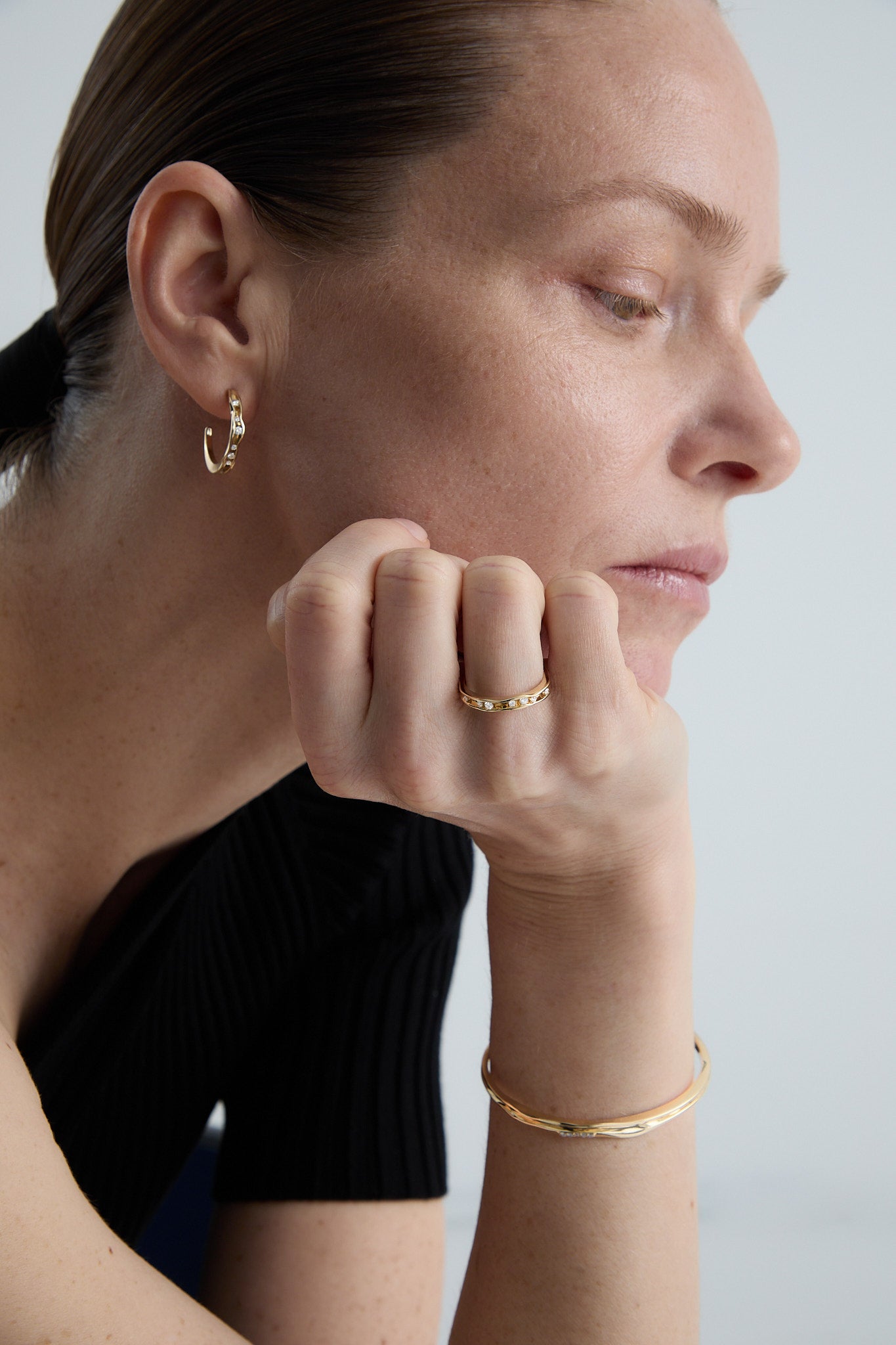 Pierścionek złoty On the edge N°10 - BELLER: Official Online Store & Luxury Jewelry Atelier