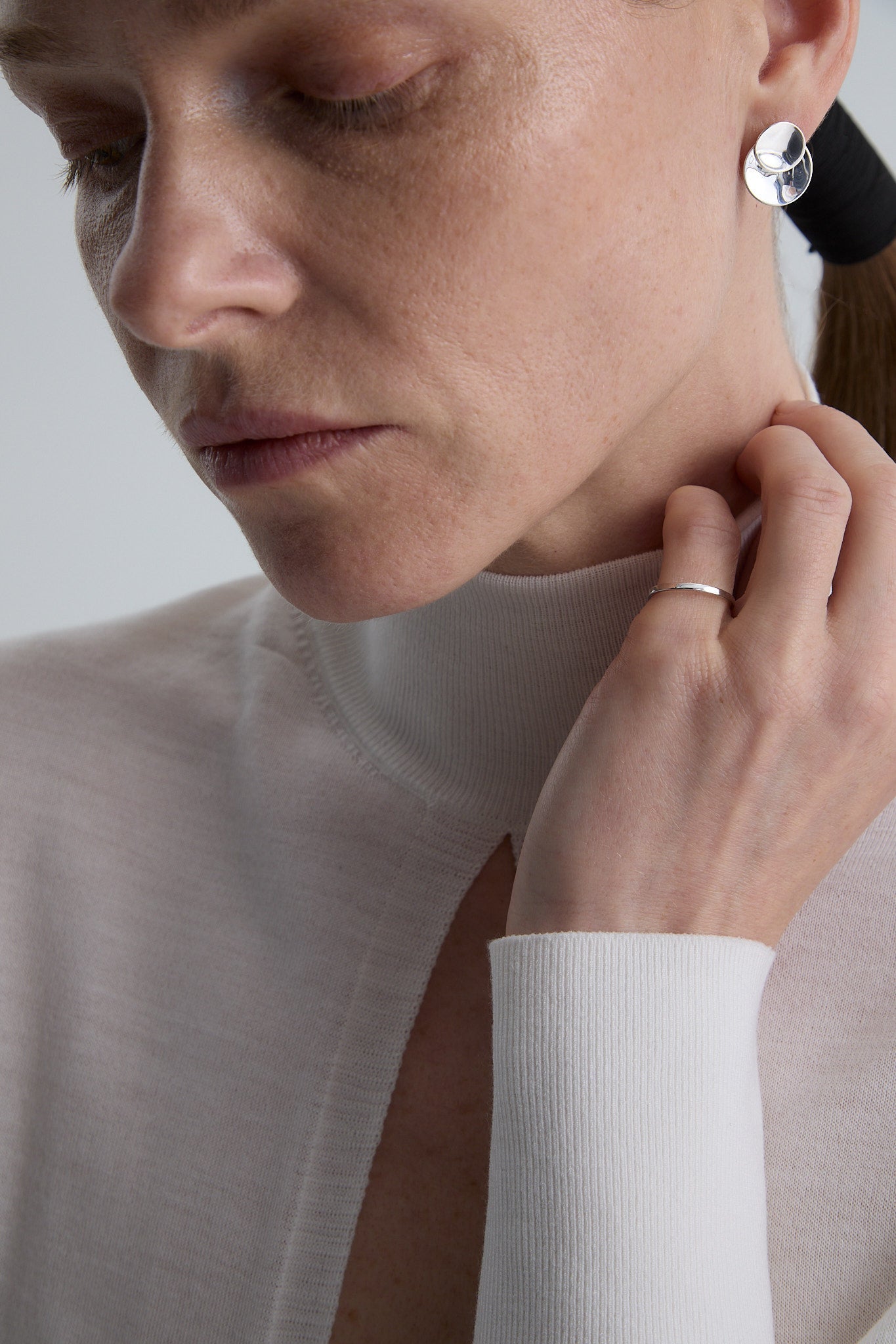Kolczyki srebrne Raw N°10 - BELLER: Official Online Store & Luxury Jewelry Atelier