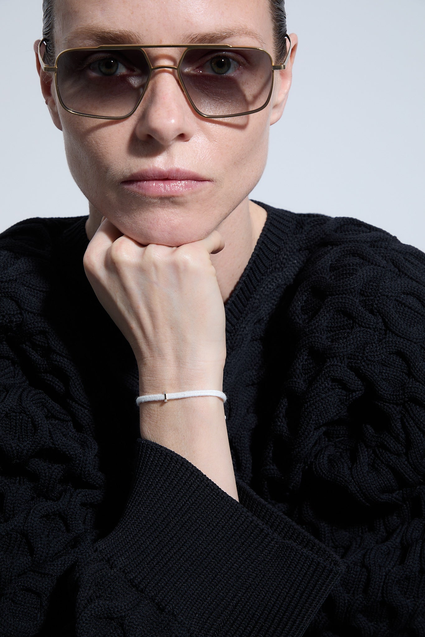 Bransoletka złota na sznurku Serenity N°5 - BELLER: Official Online Store & Luxury Jewelry Atelier