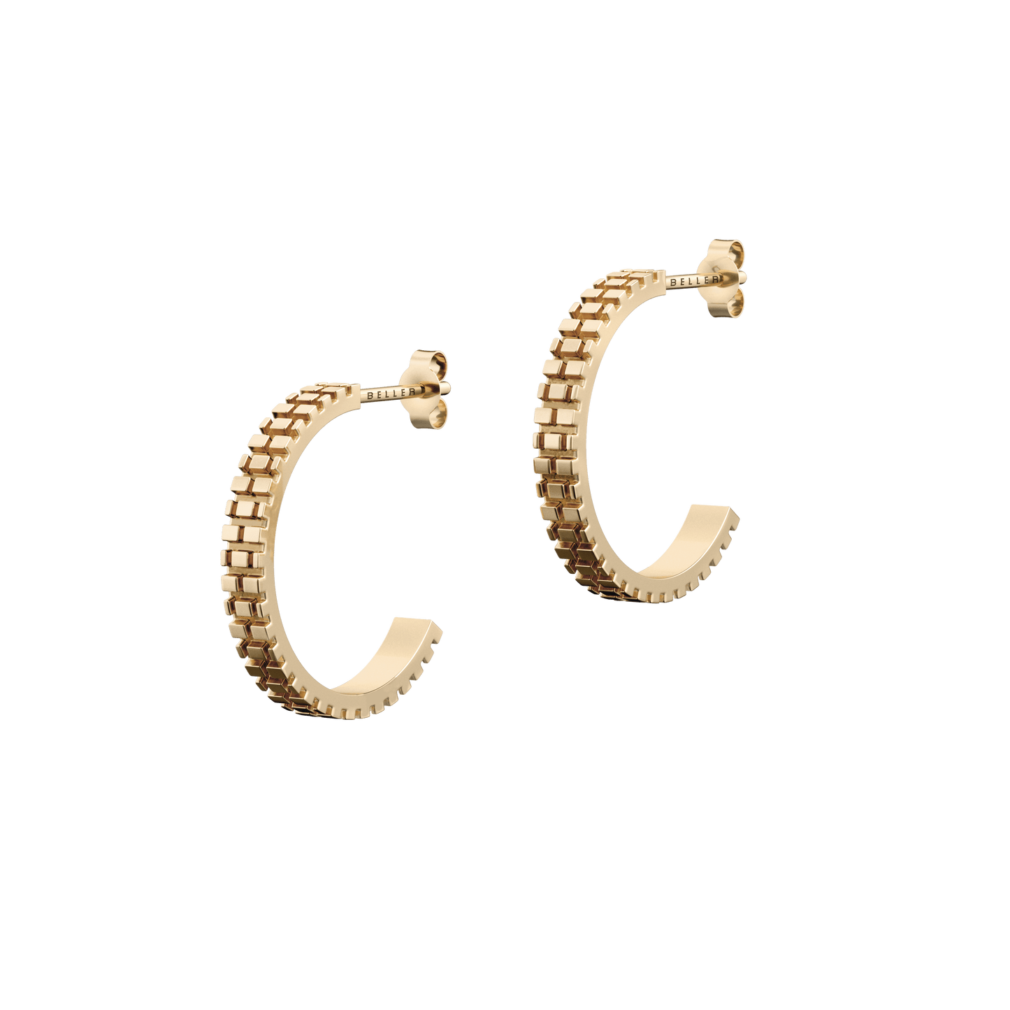 Kolczyki złote Barbakan N°1 - BELLER: Official Online Store & Luxury Jewelry Atelier