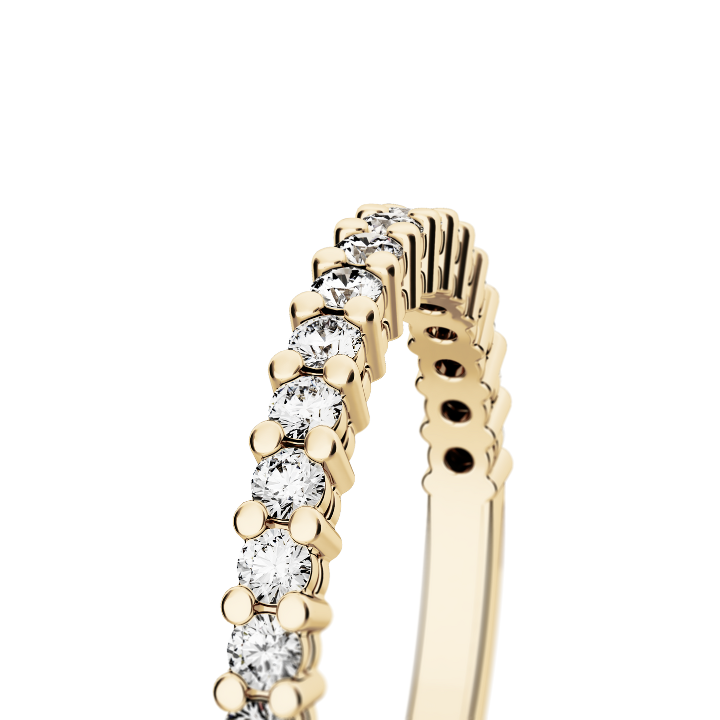 Złota obrączka ślubna BELLER Bridal N°1, złoto 585/750, z naturalnymi brylantami, ujęcie 3