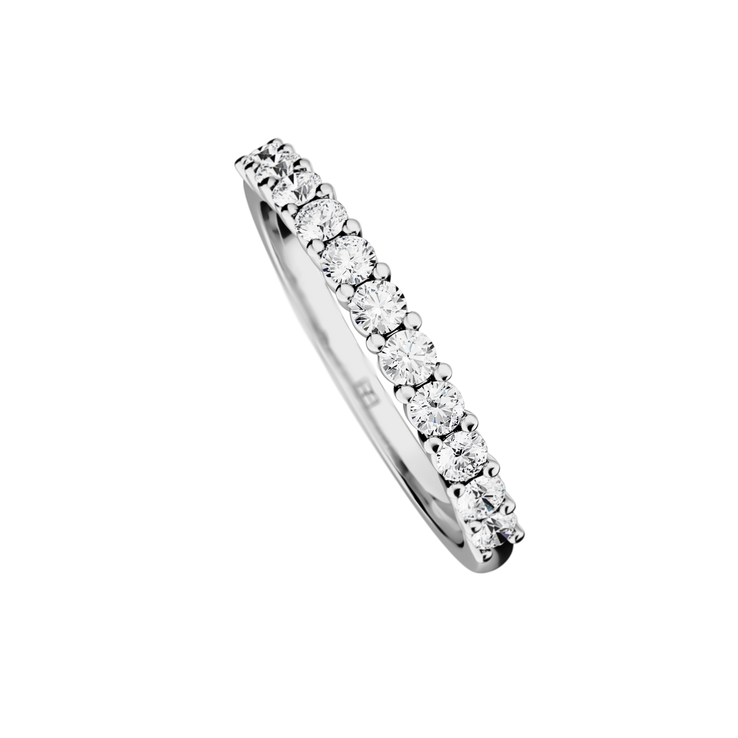 Złota obrączka BELLER Bridal N°5, złoto 585/750, ręcznie robiona biżuteria z naturalnymi brylantami, ujęcie 2
