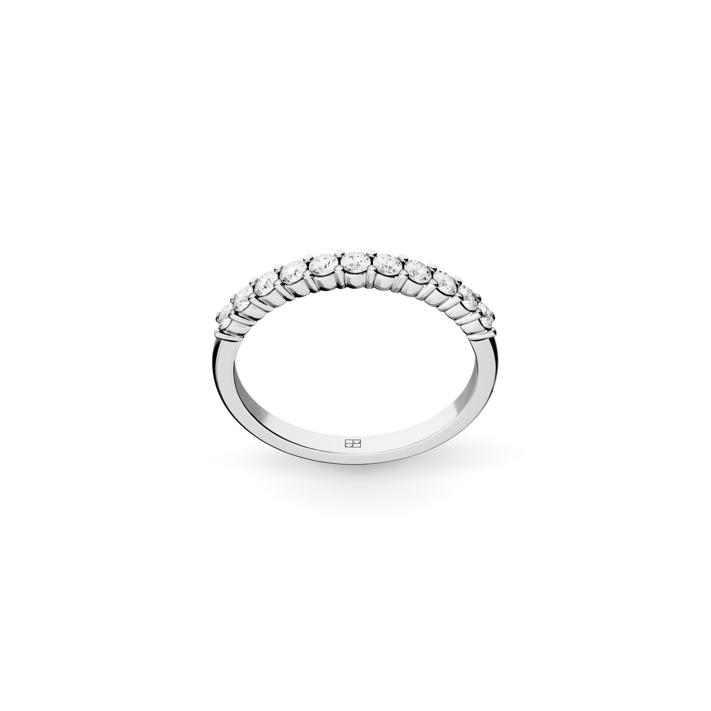 Złota obrączka BELLER Bridal N°5, złoto 585/750, ręcznie robiona biżuteria z naturalnymi brylantami, ujęcie 3