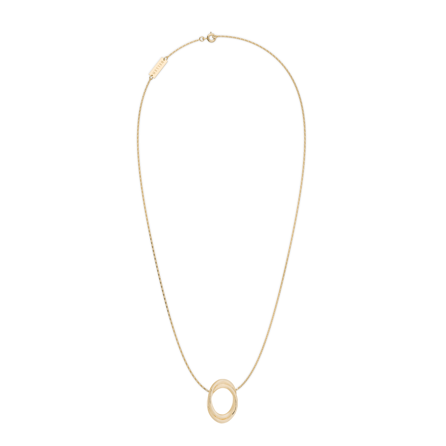 Naszyjnik złoty Twirl N°2 - BELLER: Official Online Store & Luxury Jewelry Atelier