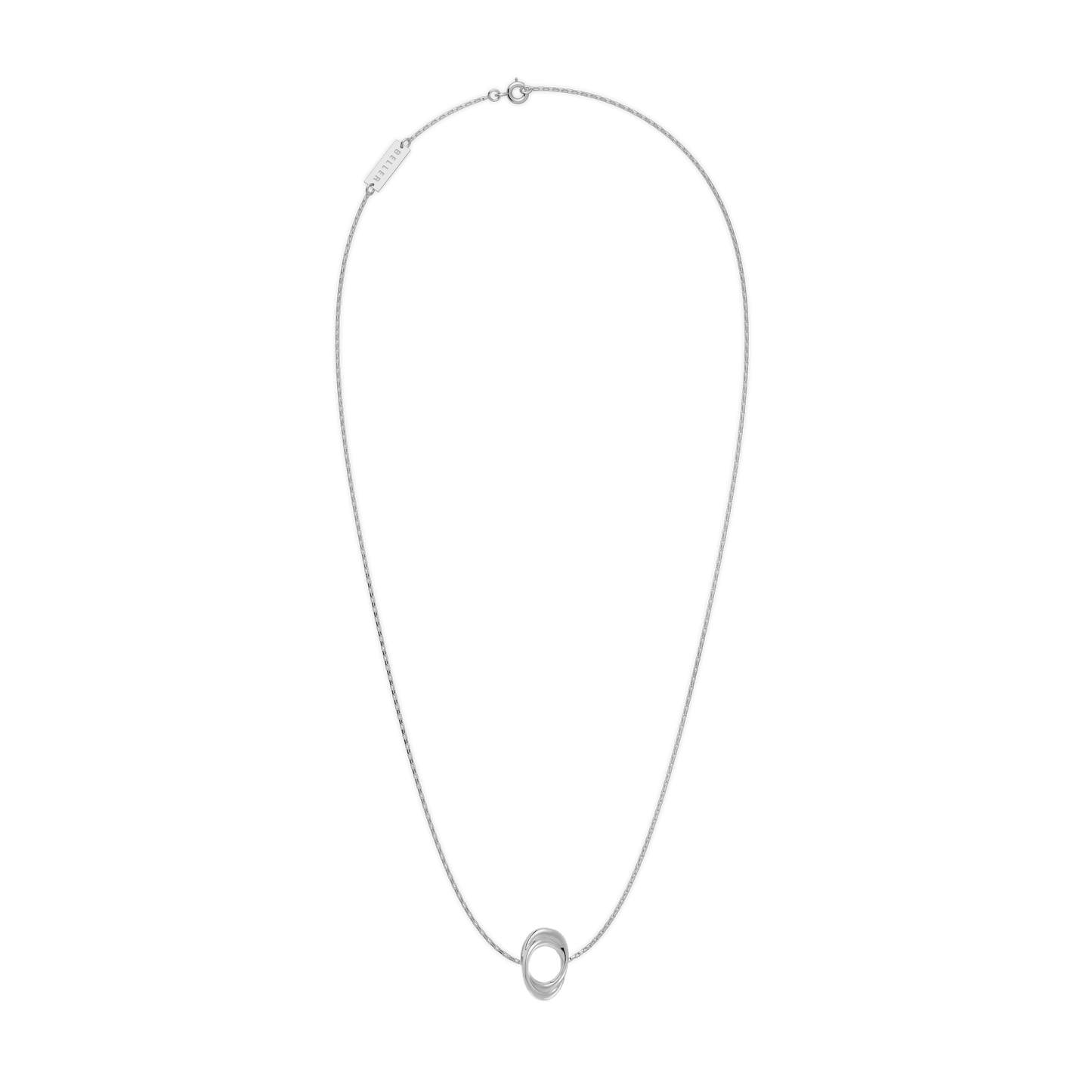 Naszyjnik srebrny Twirl N°1 - BELLER: Official Online Store & Luxury Jewelry Atelier