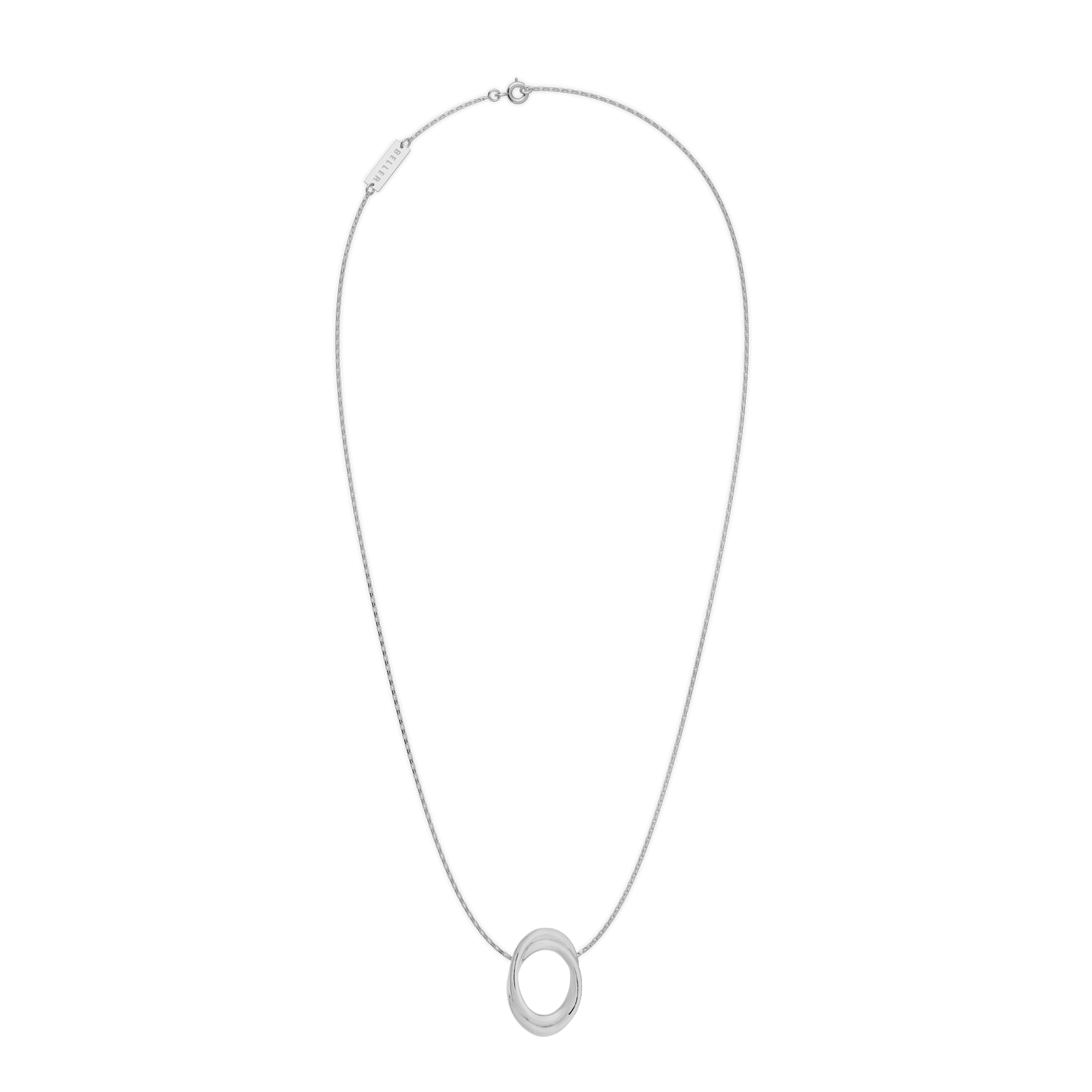 Naszyjnik srebrny Twirl N°2 - BELLER: Official Online Store & Luxury Jewelry Atelier